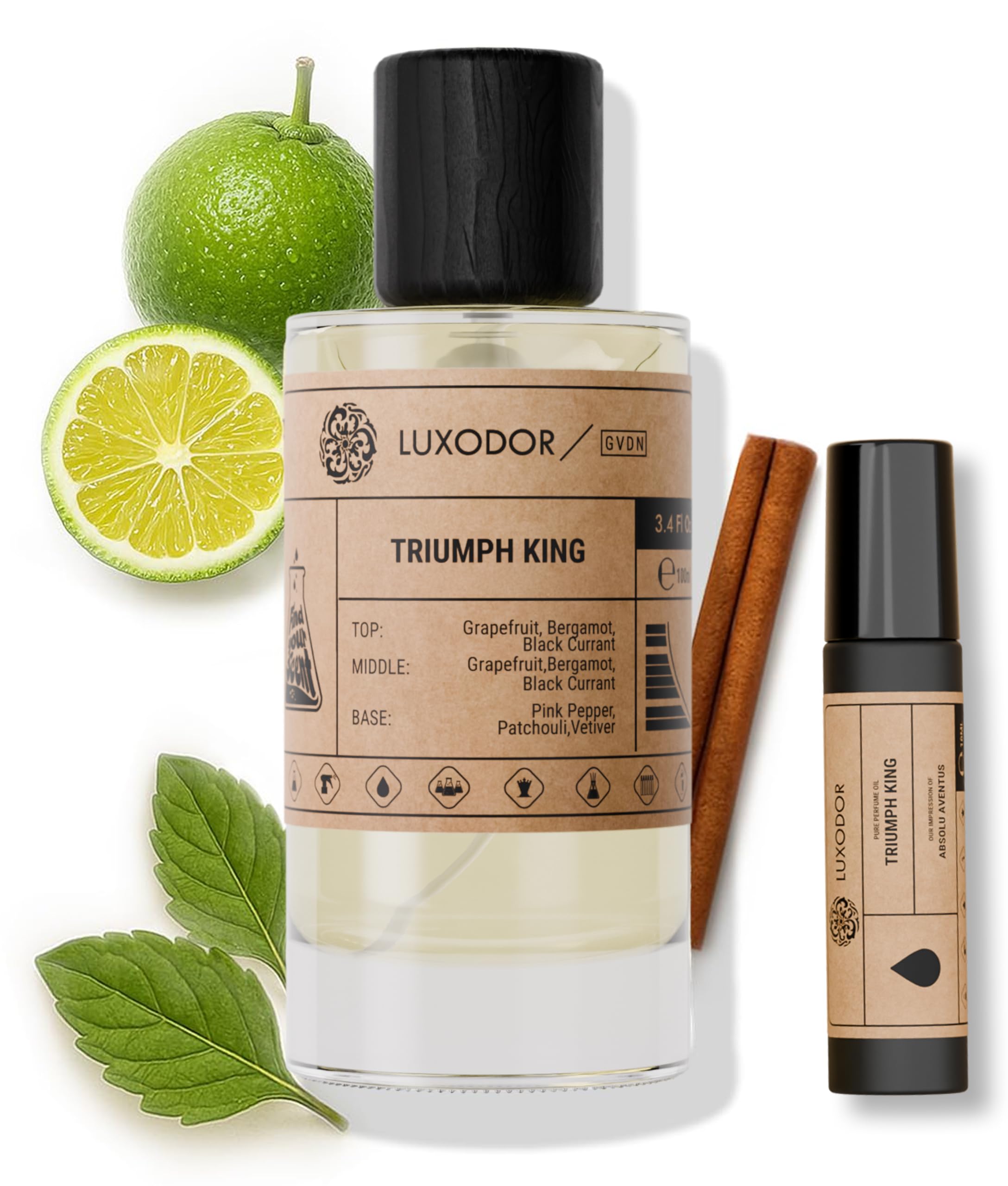 Luxodor Triumph King - Eau de Parfum - Inspired by Absolu Aventus - Men Fragrance Long-la…