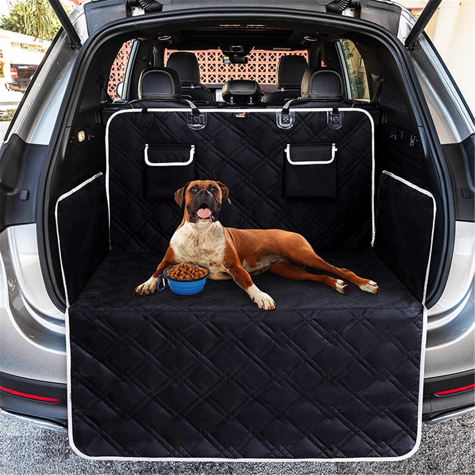 Protector Maletero Perros para Citroen C3 Hatchback 2016-2020, Funda Maletero Coche Perros con ProteccióN Lateral, Alfombrilla Protectora para Maletero, Accesorios Auto