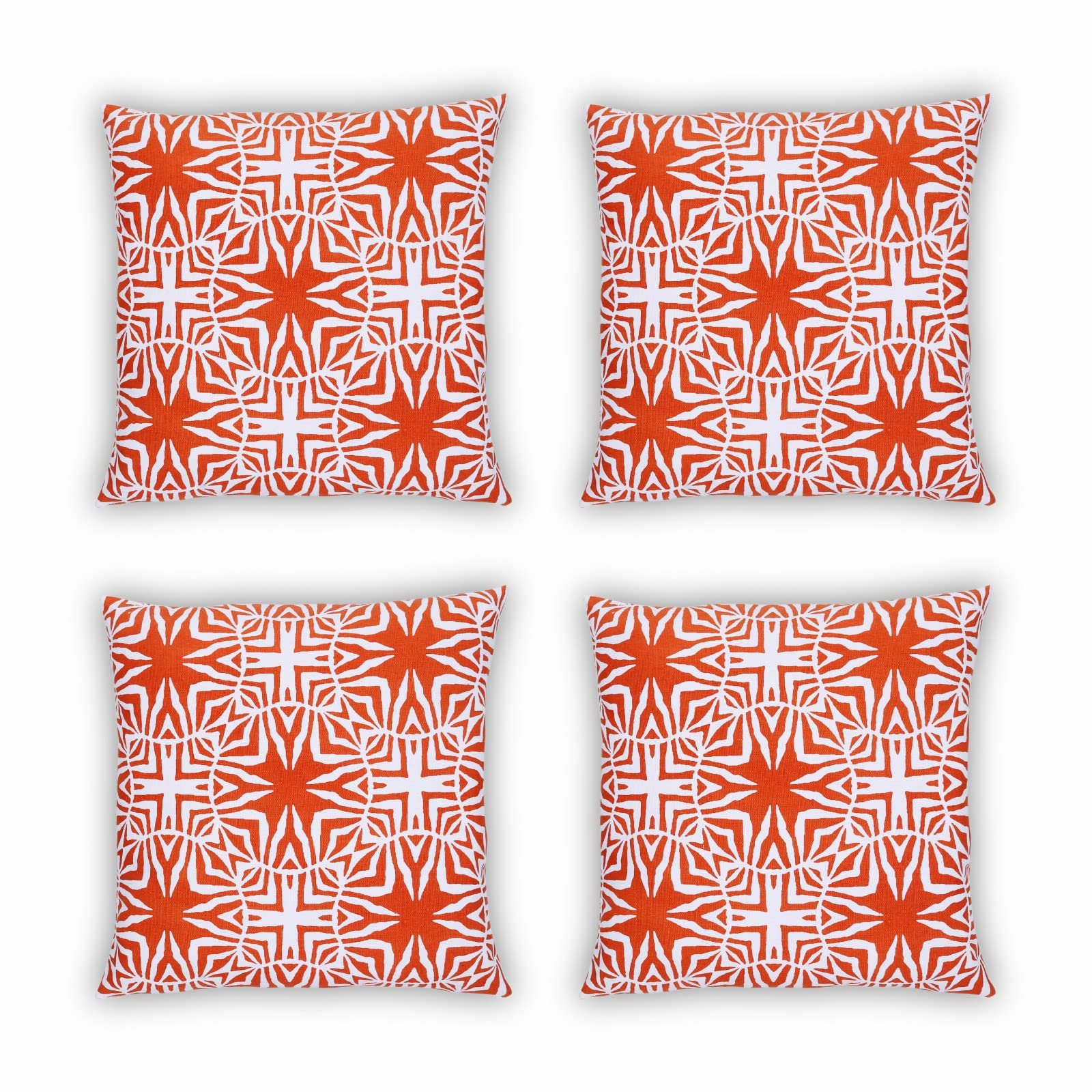 Classic 16x16 Inch Cushion Cover - Soft and Stylish Decorative Pillow Case for Home Décor Color 42 Decorative Cushion Cover 16x16 16x16, Set of 4