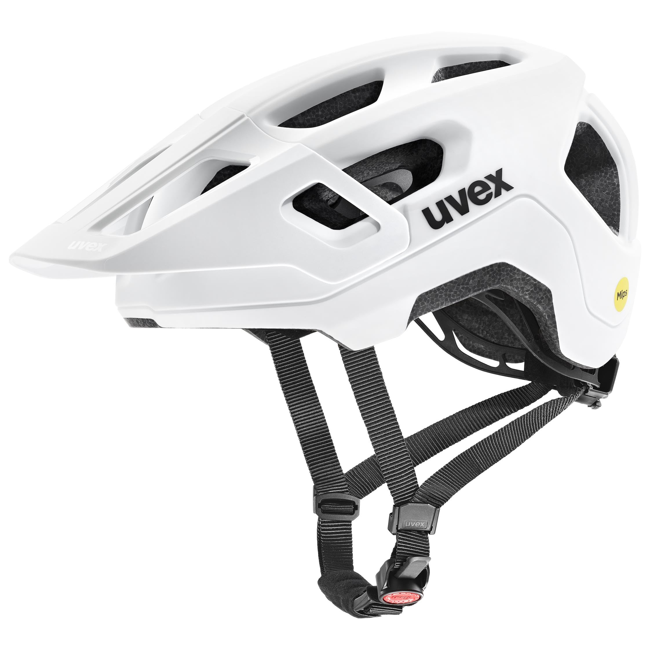 uvex react jr. MIPS, kask rowerowy unisex-dzieci, white matt, 52-56 cm