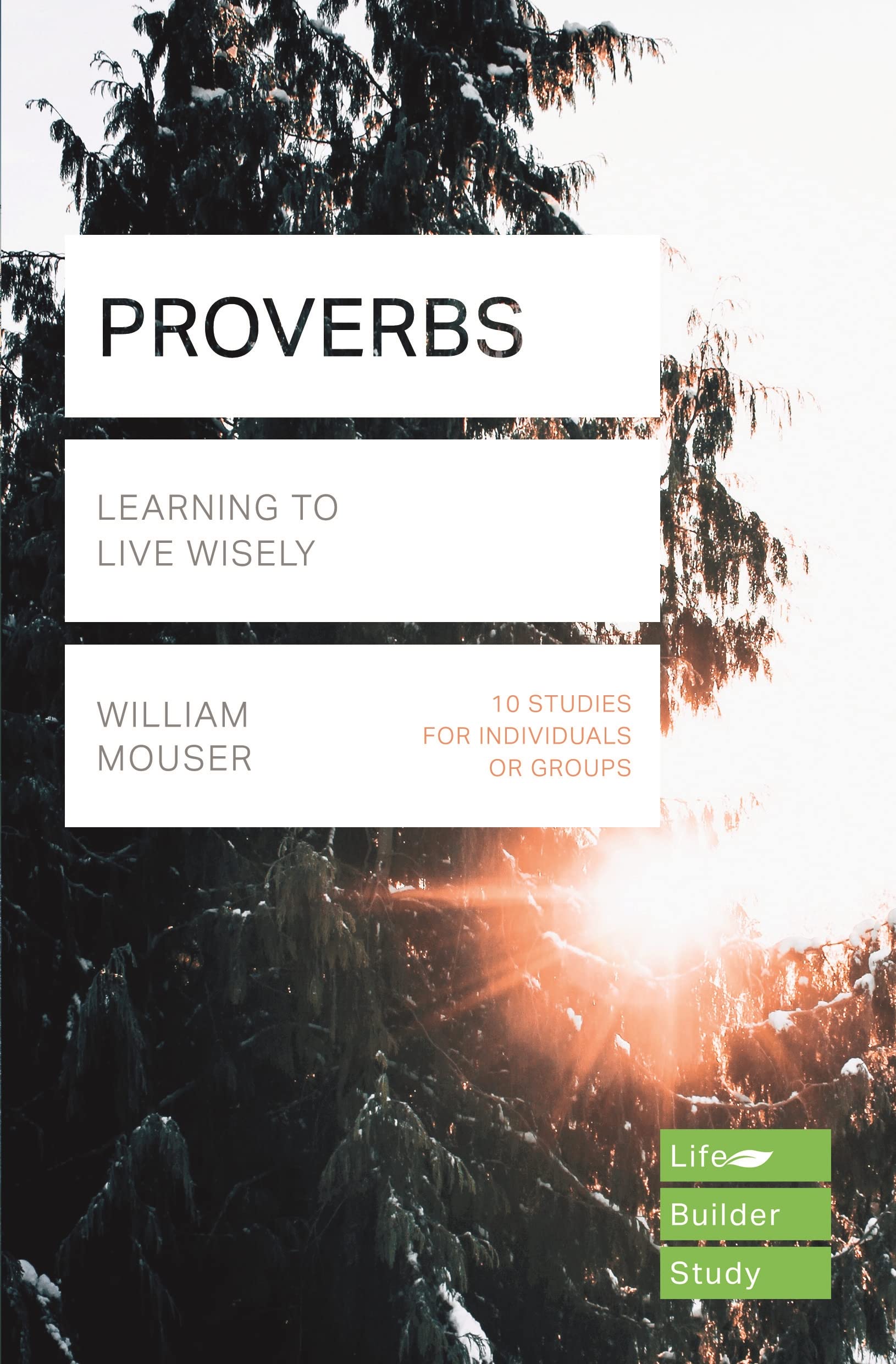Proverbs (Lifebuilder Study Guides): Learning to Live Wisely (Lifebuilder Bible Study Guides)