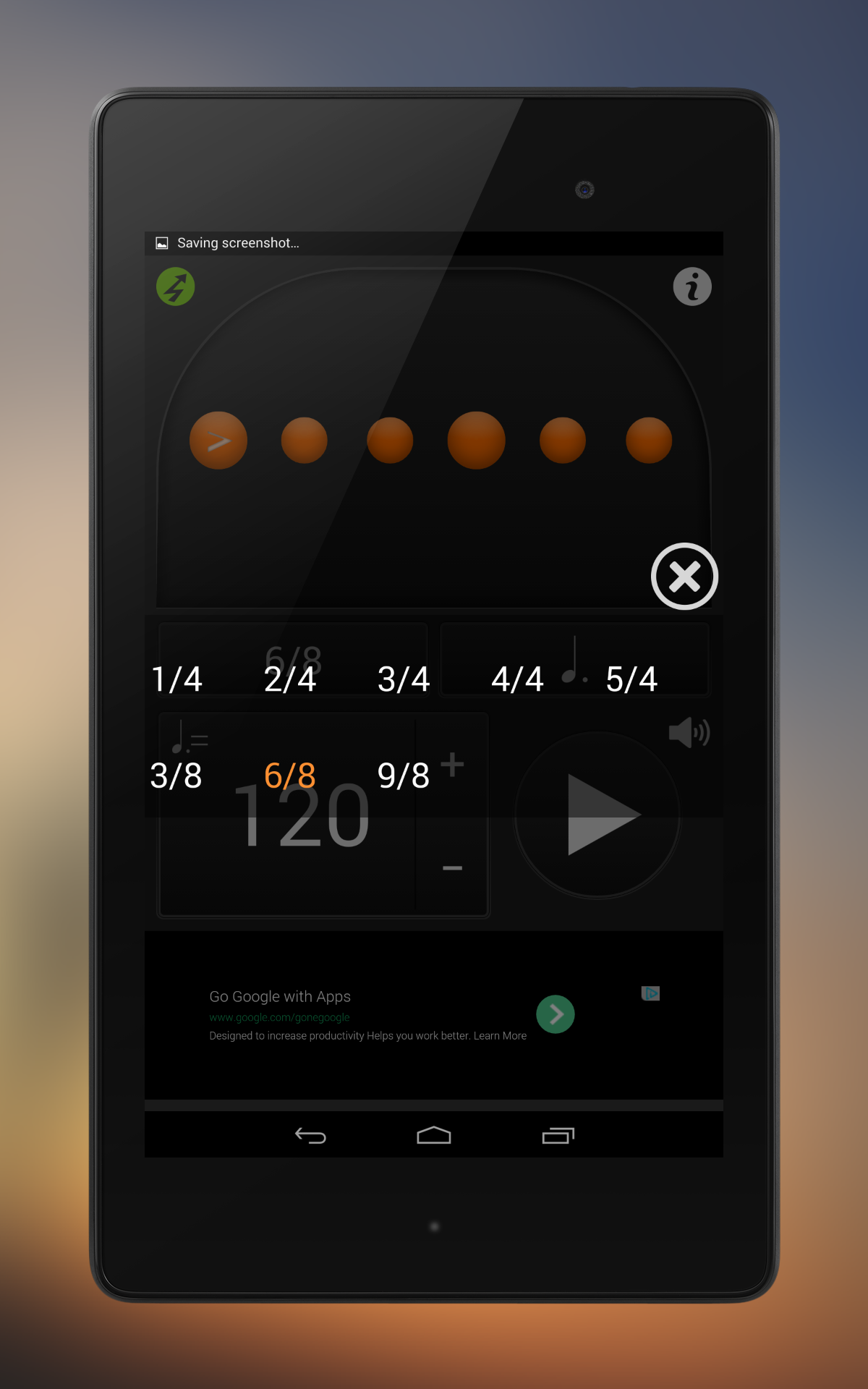 Metronome Tempo Lite App on Amazon Appstore