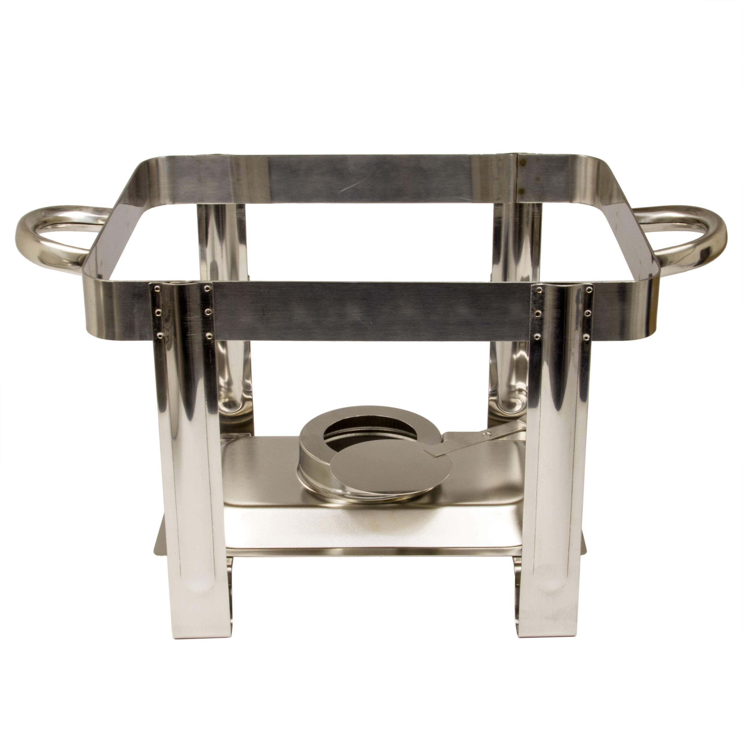 Edelstahl Speisenwärmer 1/2 Warmhaltebehälter Chafing Dish 4,0 Liter