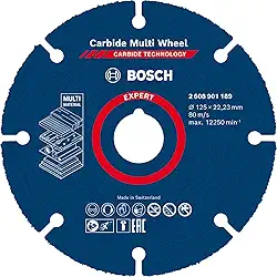 Bosch Disco de corte EXPERT Carbide Multi Wheel 125 mm, 22,23 mm