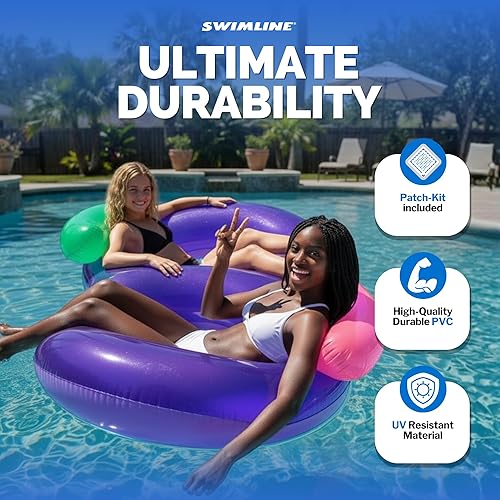 Miniatura 7 de Swimline Flotador para tumbona de piscina lado a lado