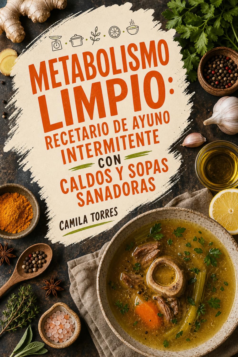 Metabolismo Limpio: Recetario de Ayuno Intermitente con Caldos y Sopas Sanadoras