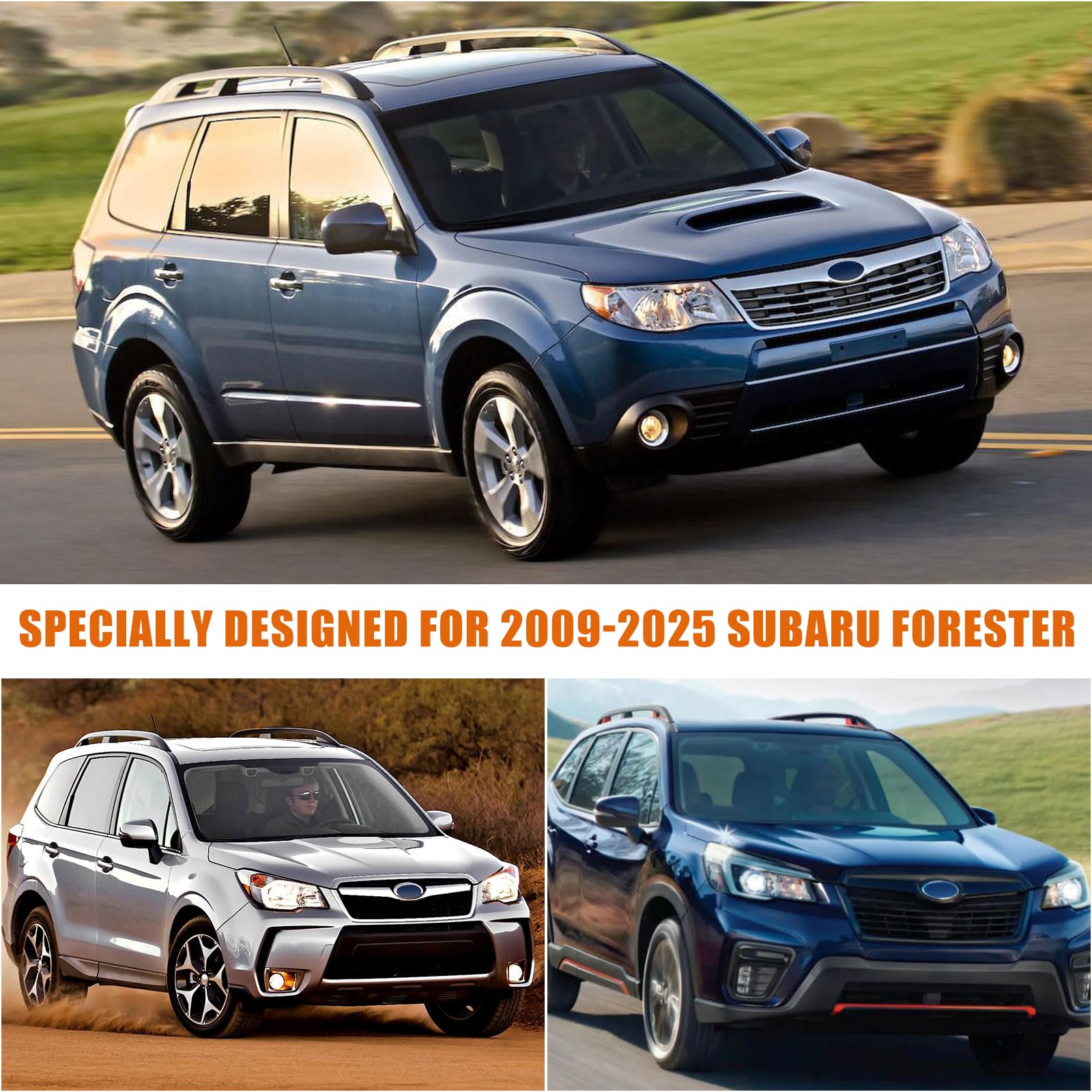 Waterproof Car Cover Replace for 2009-2025 Subaru Forester 6 Layers All Weather Car Covers with Zipper Door Windproof — view 7