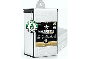 4 Pack Standard Organic Cotton Pillow Protectors