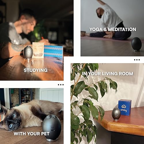 Miniatura 6 de Orbby - Kit de iniciación de difusor de aroma  Difusor de aroma (versión de lujo dorado) + recambio de pellets perfumados de incienso (0.35 onzas)