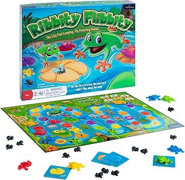 Ribbity Flibbity, the Lily Pad Leaping, Fly Feasting Game, Fun Frog-Themed Board Game