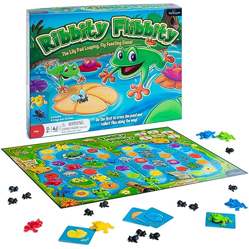 Ribbity Flibbity, the Lily Pad Leaping, Fly Feasting Game, Fun
