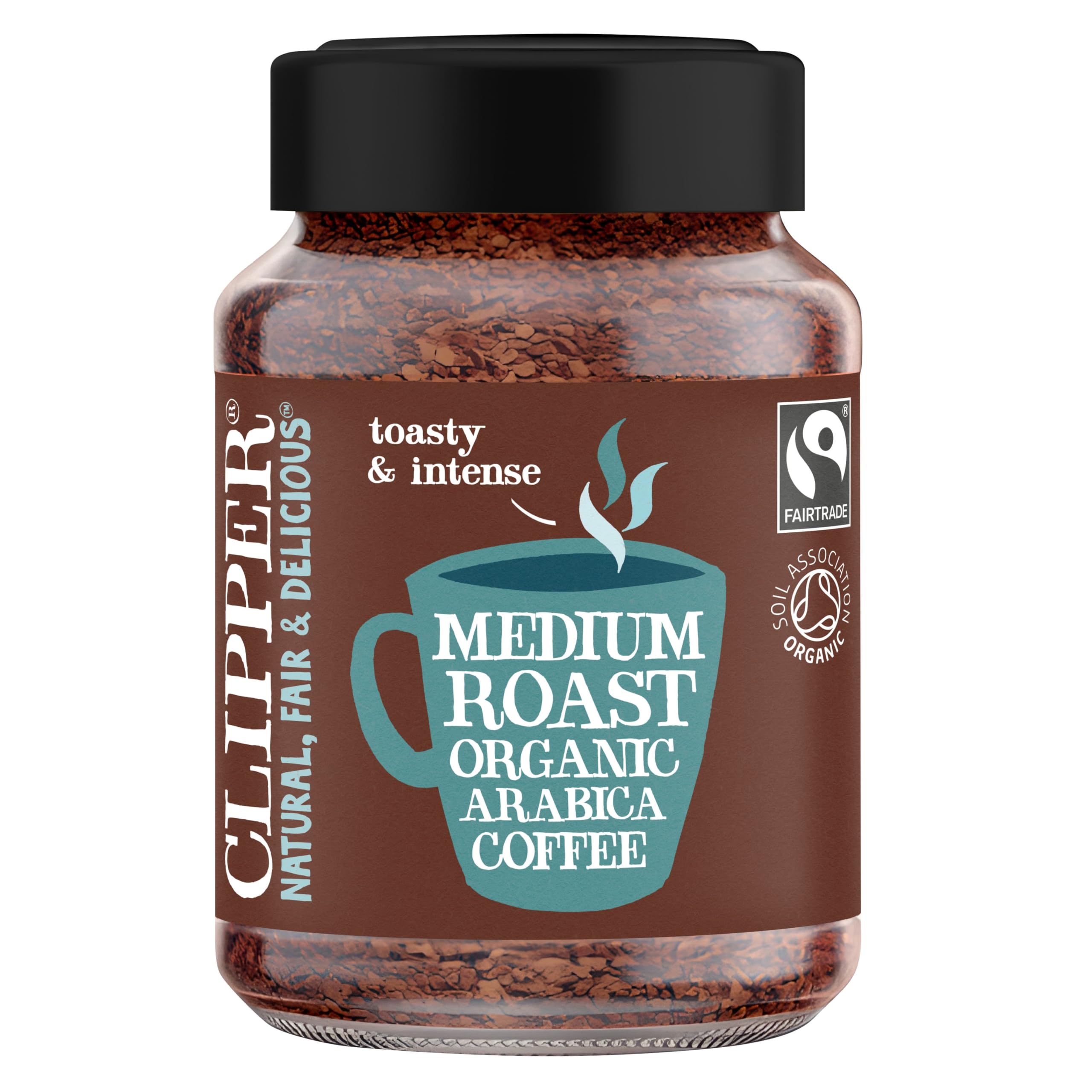 ClipperFair Trade Medium Roast Arabica Coffee 200gFairtrade InternationalFairtrade InternationalFairtrade InternationalFairtrade International