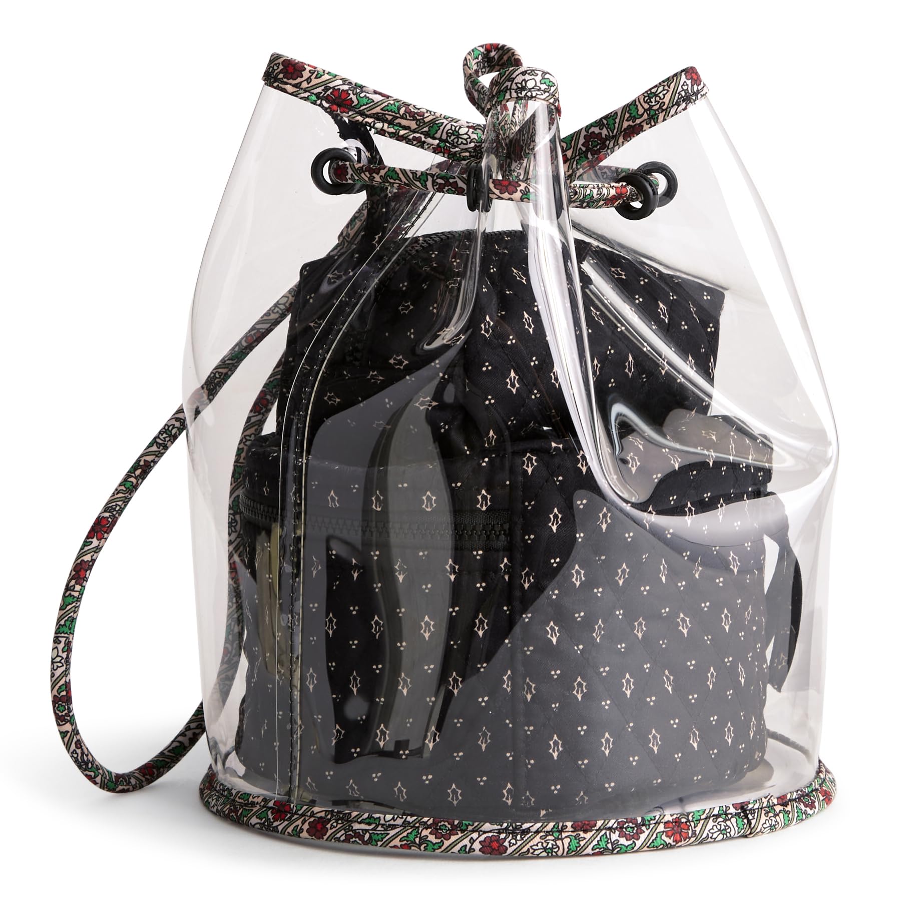 Vera Bradley Set Di Cosmetici In Cotone, 3 Pezzi, Nero, Nero, Set Di Cosmetici In Cotone 3 Pezzi-image