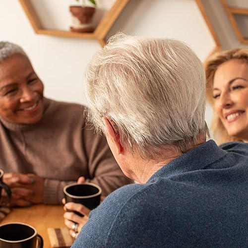 Miniatura 3 de Lexie Lumen OTC Audífonos para personas mayores y adultos, audífonos Bluetooth con tubo delgado para un ajuste invisible, audición direccional,