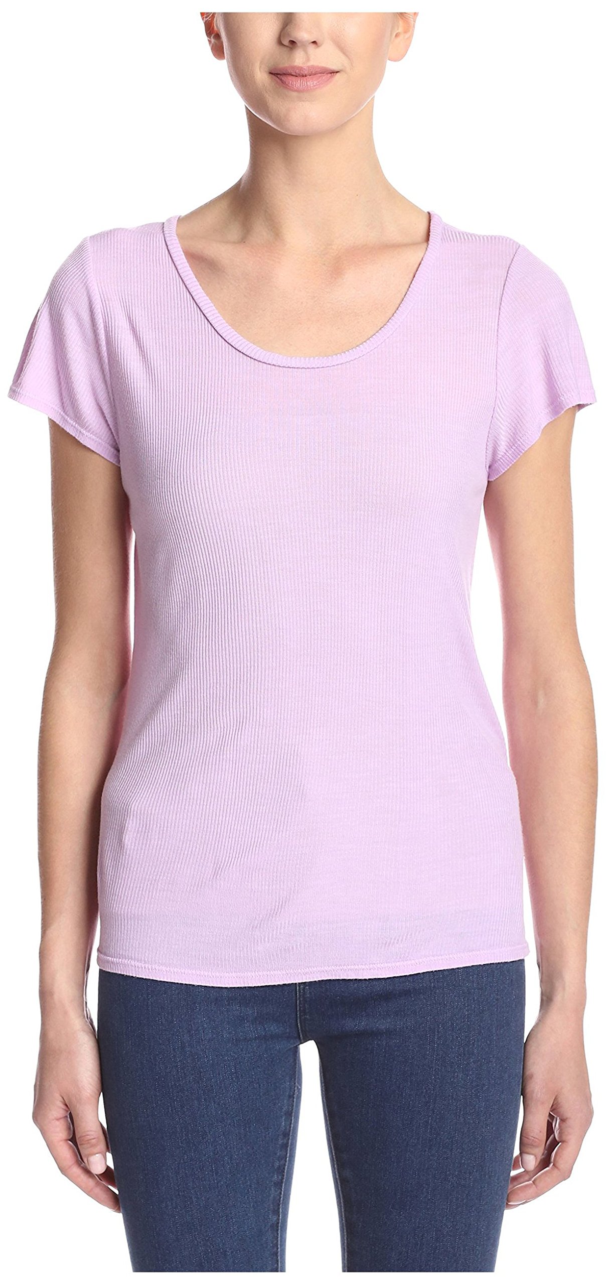 Nytt Women's Ribbed Scoop Neck Tee