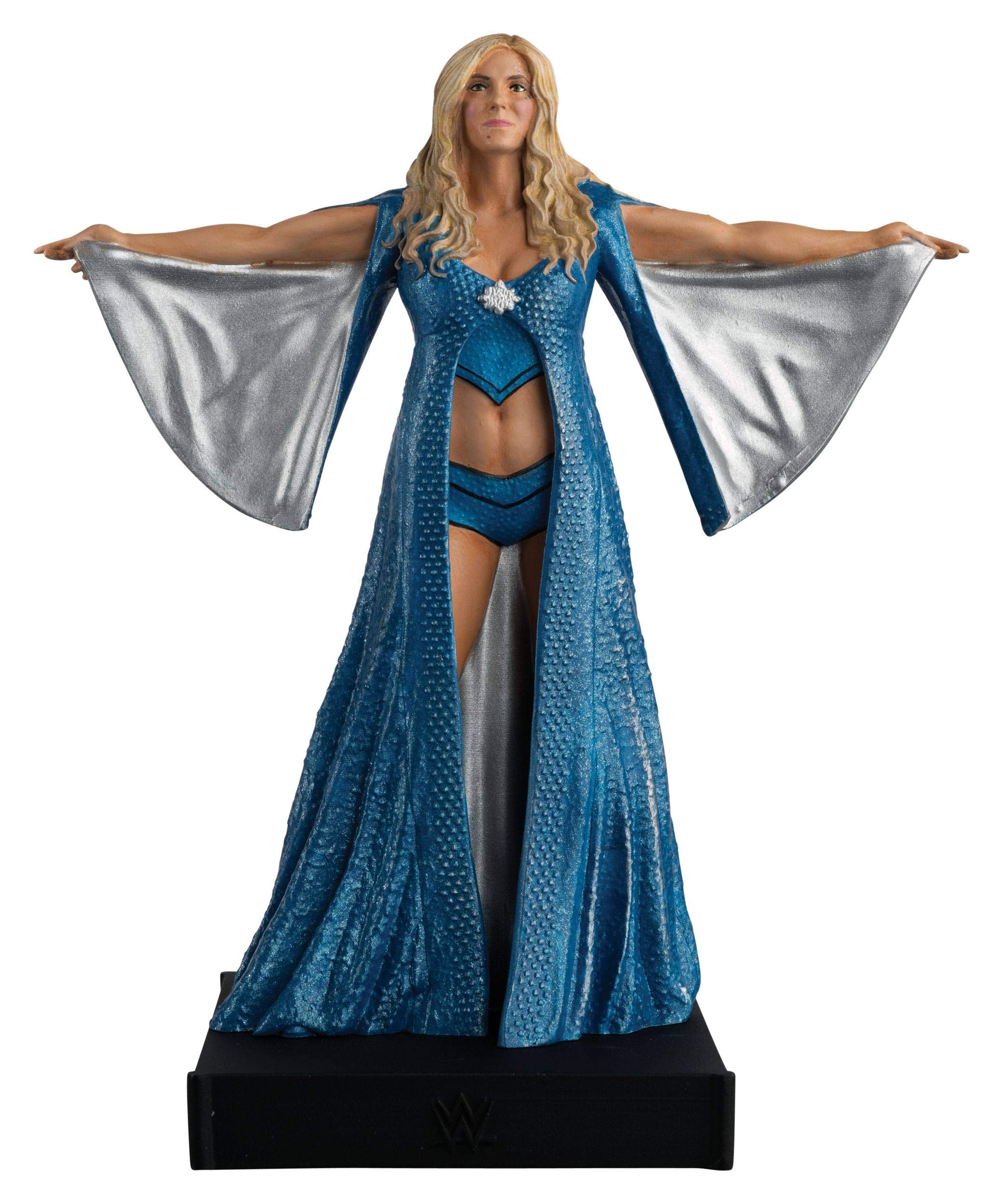WWE Championship - WWE Charlotte Flair Magazine & Statue - WWE Championship Figurine Collection by Eaglemoss Collections