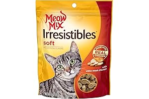 Irresistibles Meow Mix Cat Treats: White Meat Chicken Soft Delights