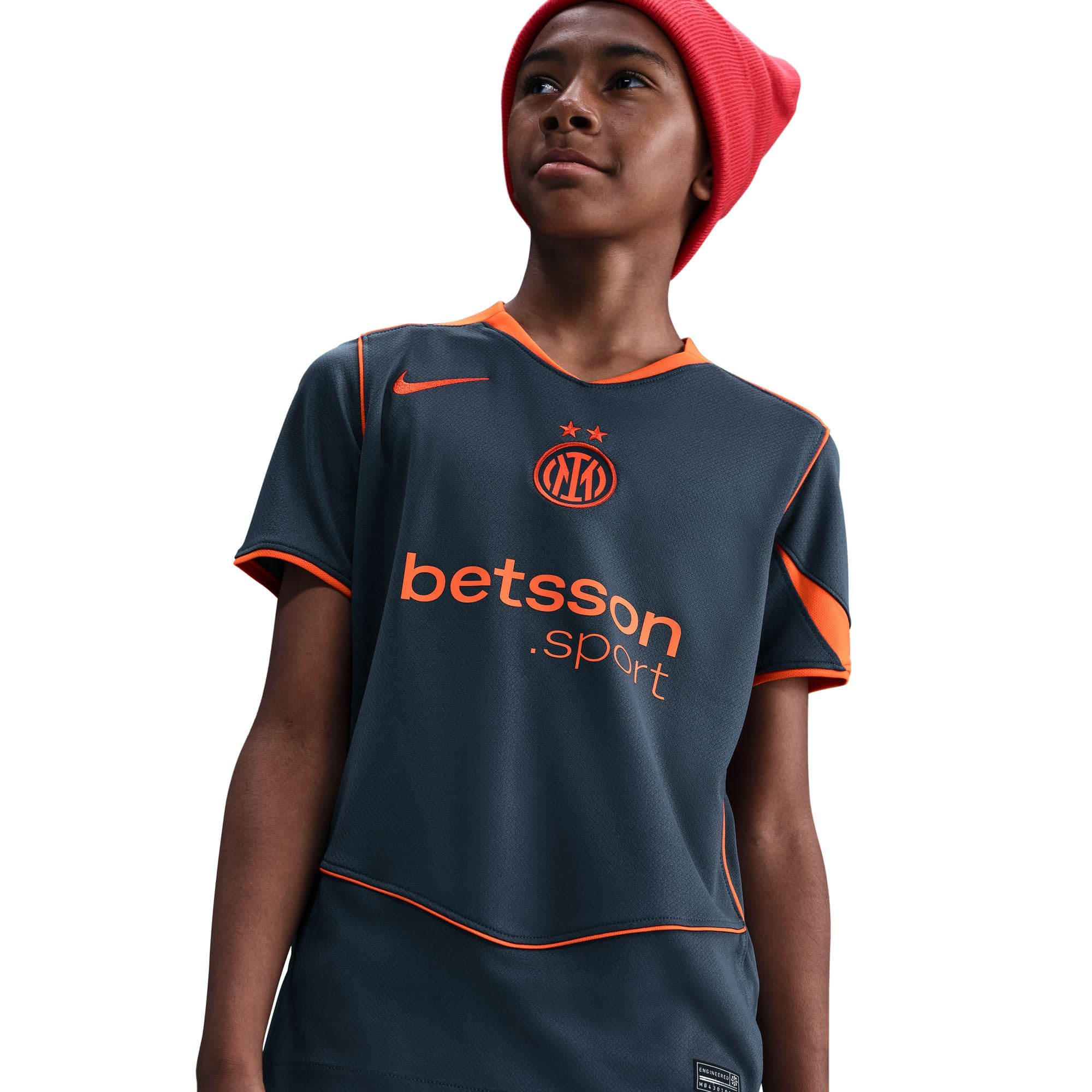 Camiseta de fútbol Nike Dri-FIT Total 90 para niños Mayores, Modelo Inter Milán 2025/26 Stadium Third, HM4428