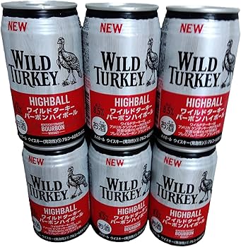 Amazon.co.jp: 【6缶】ワイルド ターキー バーボン ハイボール 缶 WILD