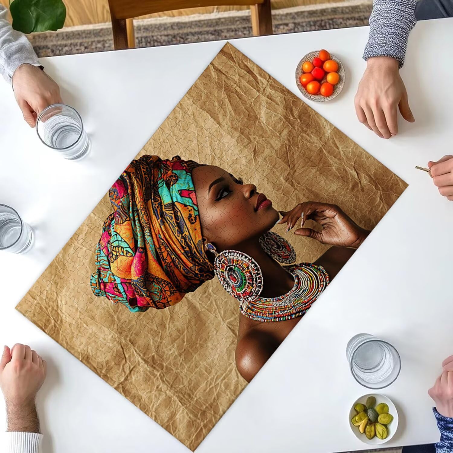 Puzzle 2000 elementów dla dorosłych puzzle dla dorosłych 2000 elementów puzzle wymagające i drażniące mózgi edukacja gra dla całości dla kobiet, prezenty dla mężczyzn, motyw puzzli: (afrykańska