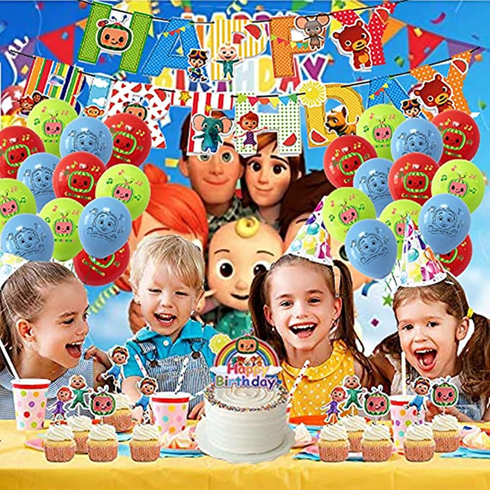 AM ANNA Birthday Party Supplies, Party Decorations