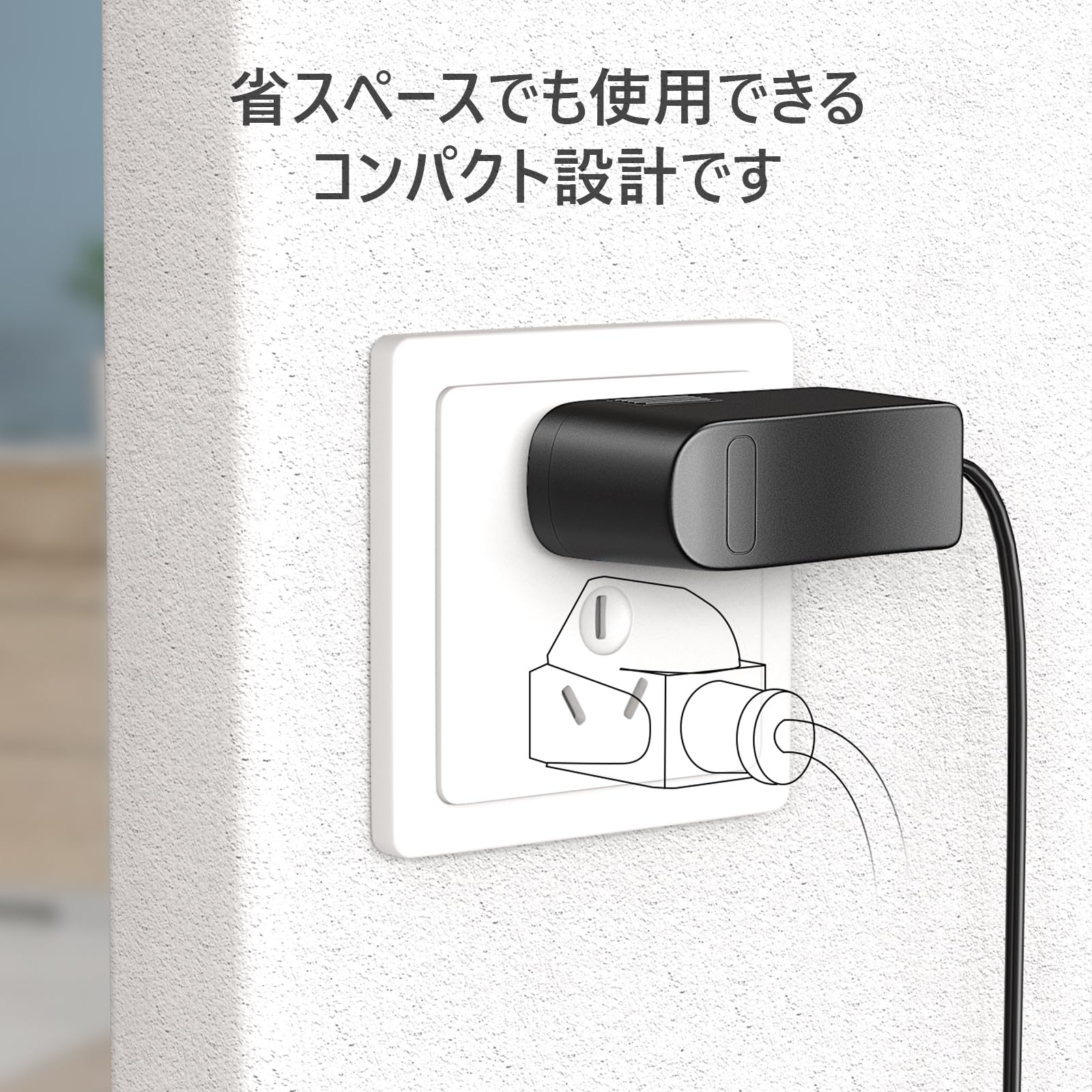 Amazon | powseed 12V 2A ACアダプター 24W 0.5A 1A 1.5A 2A電源ac 
