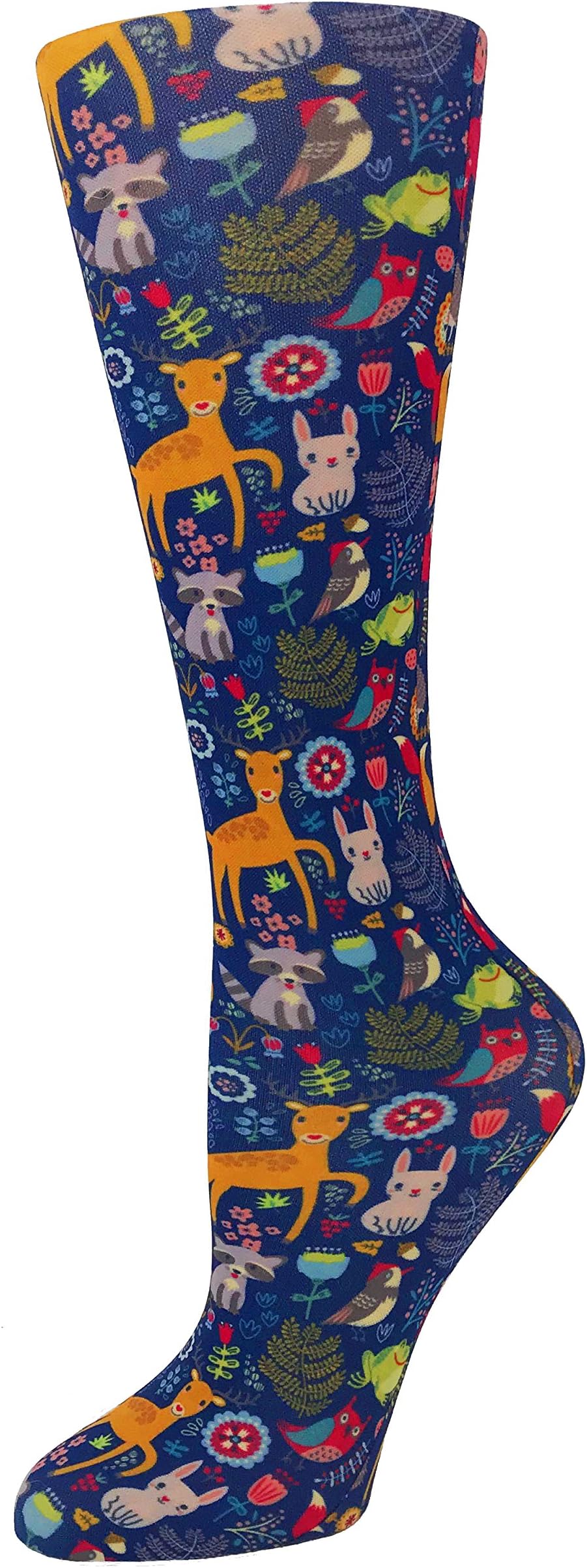 CutiefulTherapeutic Graduated 8-15 mmHg Compression Socks - Woodland Creatures