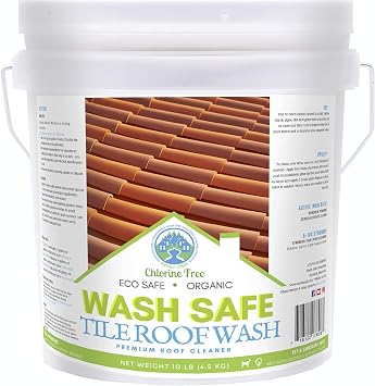 TILE ROOF WASH Premium Eco-Safe and Organic Tile Roof Cleaner, 10 lb Container