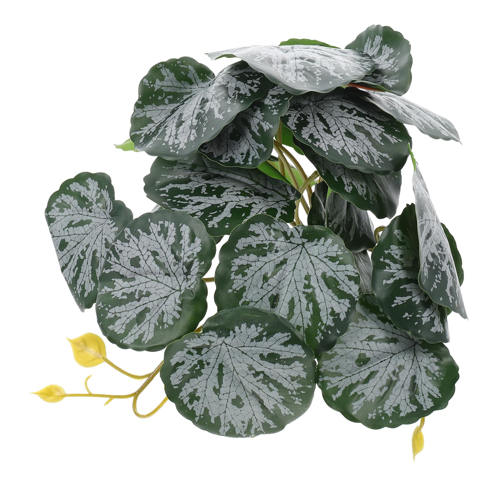 VICASKY Decorative Reptile Plant Vivid Terrarium Decor for Reptile Boxes for Turtles Lizards Frogs Easy to Install with Base Adds to Your