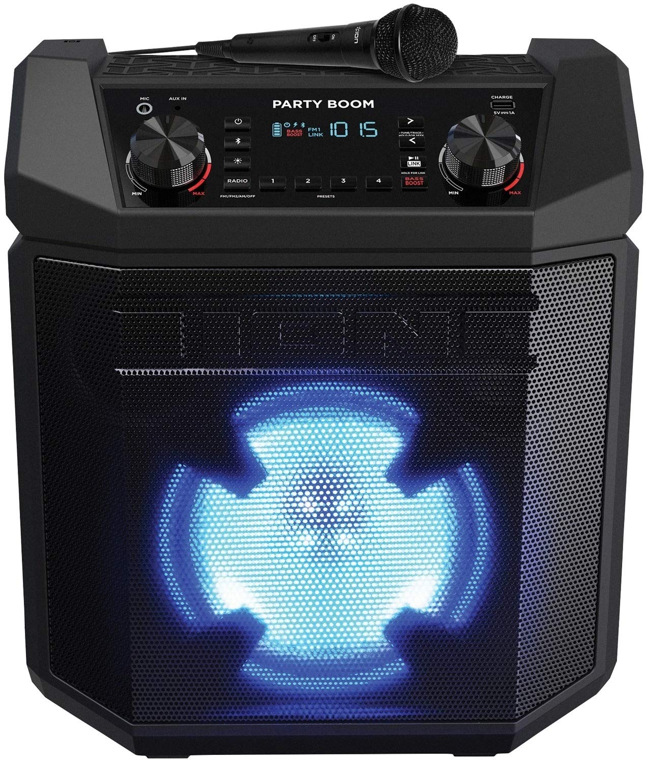 Ion Spectraboom Break X2 Portable Wireless Karaoke Machine With