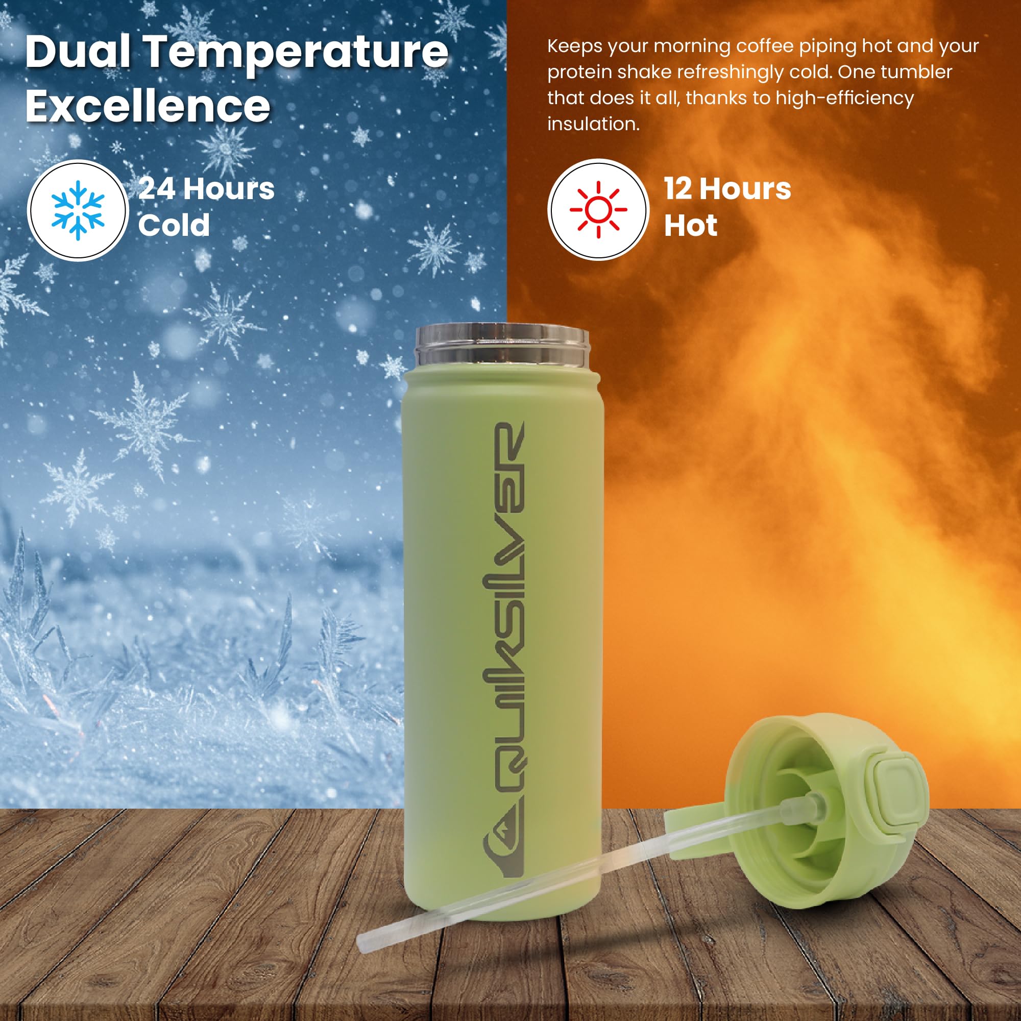 Amazon.com: Quiksilver Laguna 32oz Tripple Wall Stainless Steel