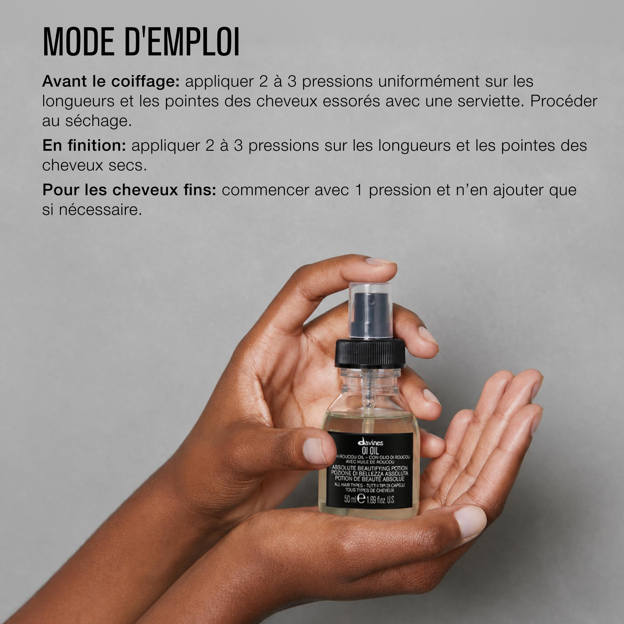 Davines Oi Oil Huile sublimatrice de cheveux 50 ml