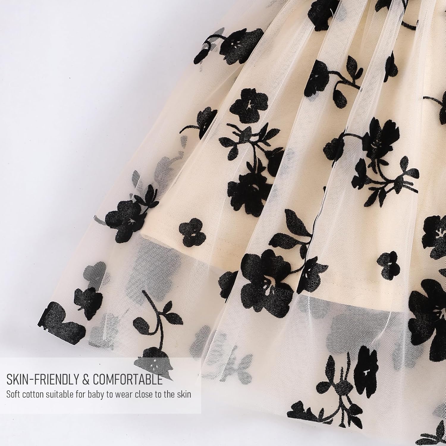 Baby Girl Butterfly Dress Tutu Ruffle Sleeveless Dresses Photograph Party Outfits Birthday Gift - Image 5