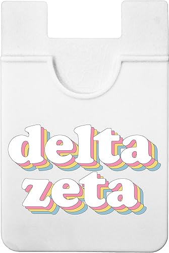 Sorority Shop Delta Zeta Koala Pouch - Tarjetero de diseño retro para funda de teléfono, cartera para teléfono adherente, ultrafina y ligera, para