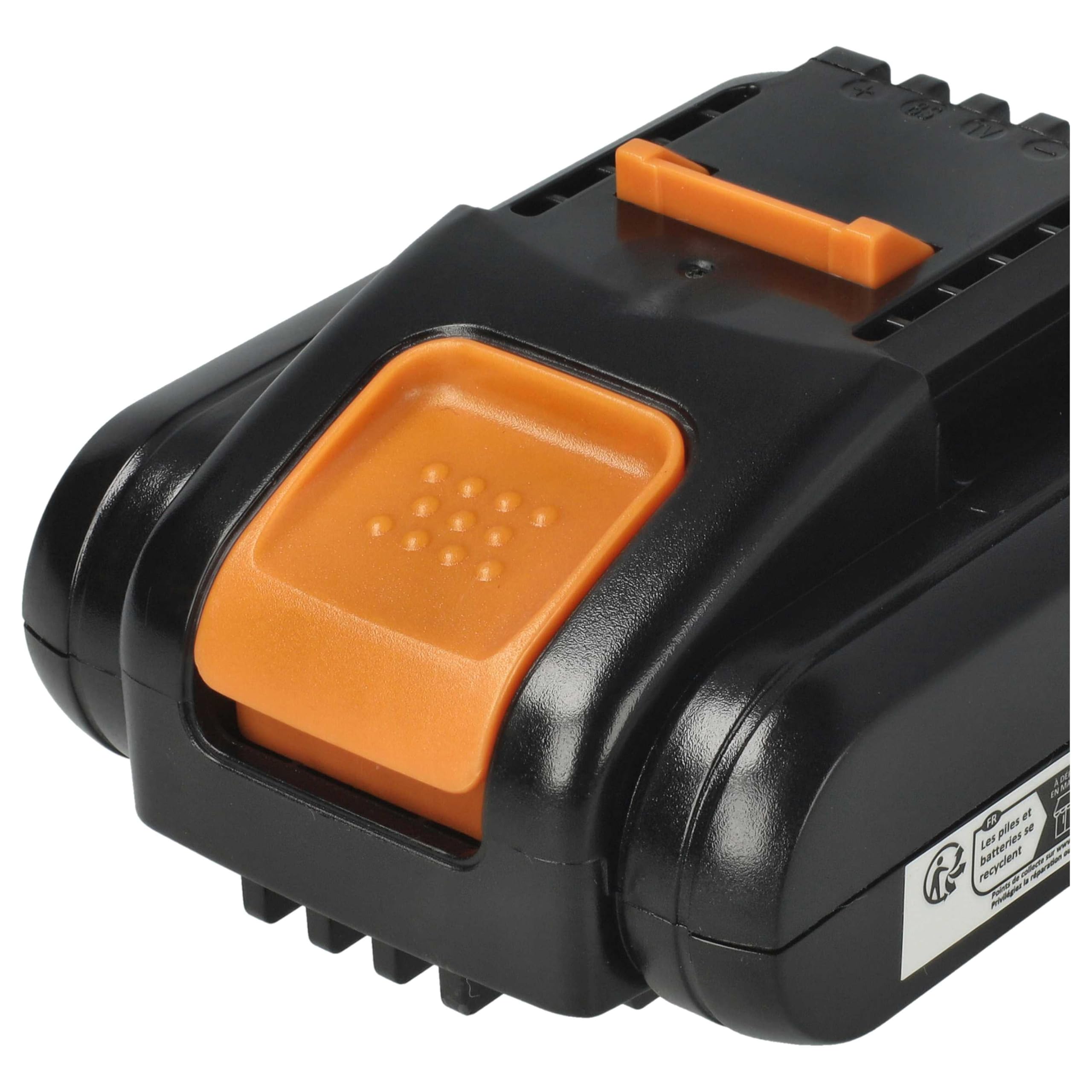2 x bateria kompatybilna z elektronarzędzi Worx WX368, WX372, WX292, WX368.1, WX371, WX371.2, WX292.9, WX292E (2500 mAh, Li-Ion, 20 V)