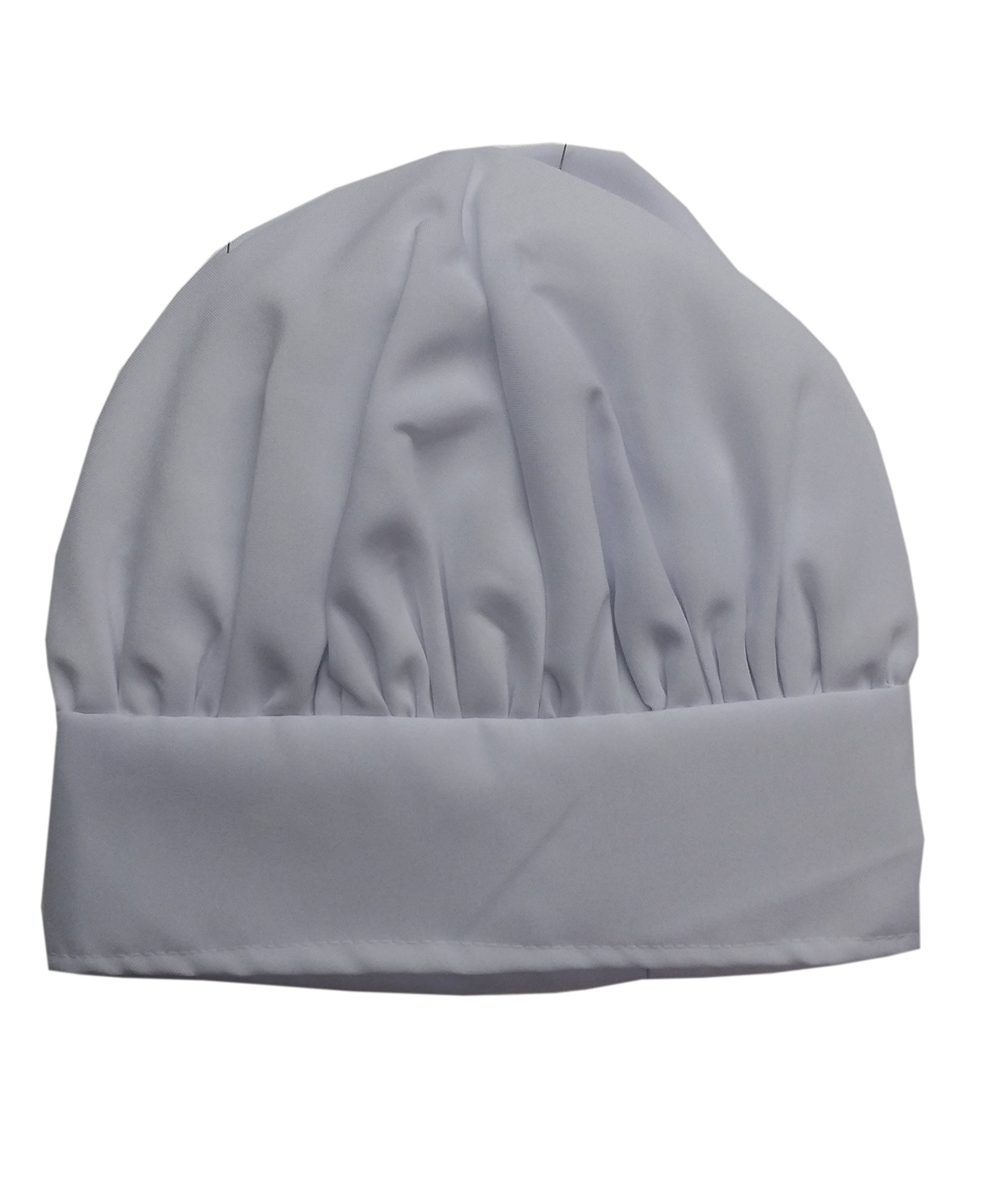 CHEFSKIN BIG & Tall 2X XXL Mushroom Chef Hat, Fully Adjustable (GRAY)