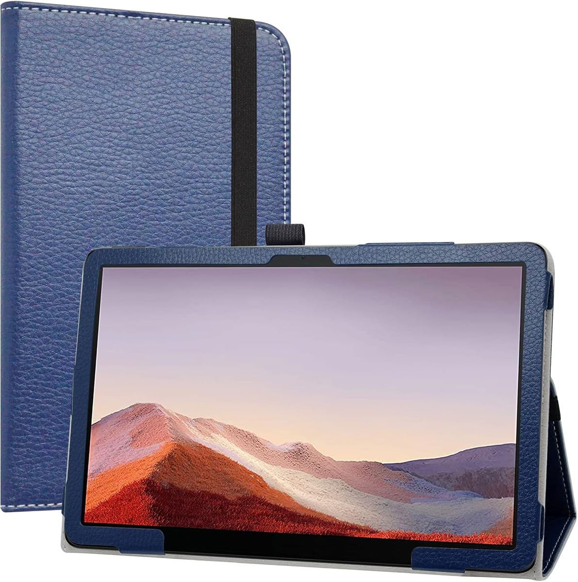 Compatible with TCL Tab Pro 5G Case/TCL TABMAX 10.4 Case,Premium PU Leather Slim Stand Cover for 10.36" TCL Tab Pro 5G TCL-9198S/TCL TABMAX 10.4 9296Q Tablet(Not fit TCL Tab 10 5G 9183),Blue
