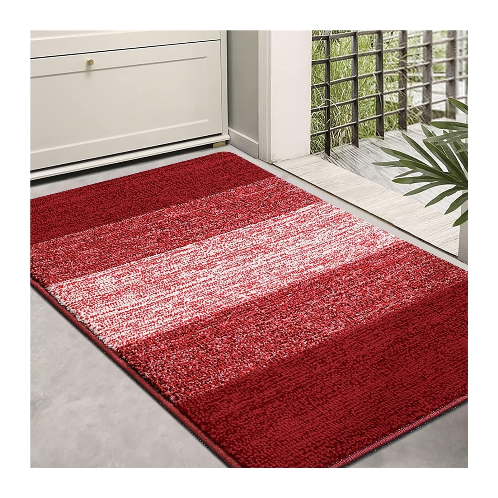 Paillasson d'entrée intérieur et tapis de salle de bain super absorbant 60x90