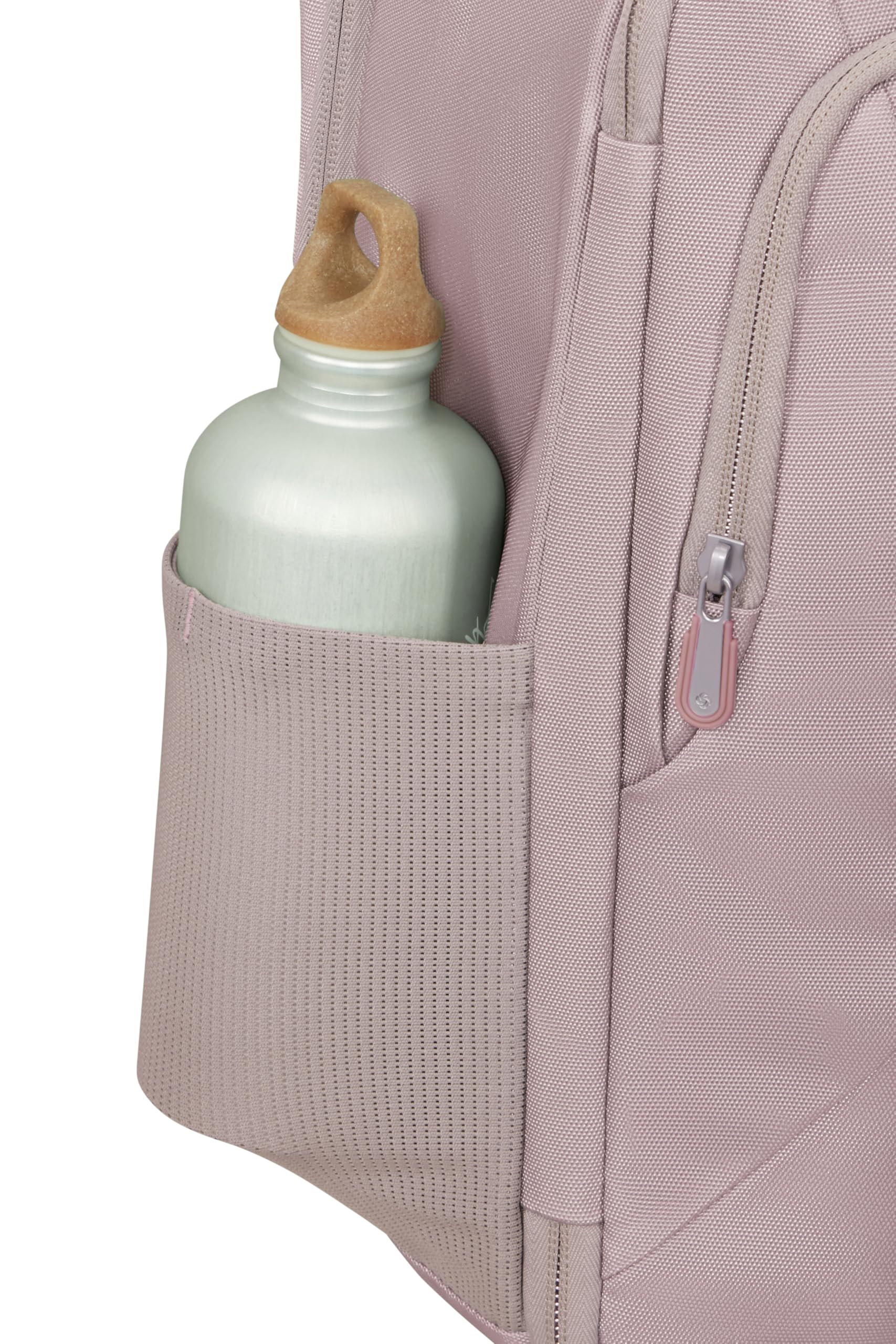 Samsonite Guardit Classy 2.0 - Zaino cabina donna, 40x30x20 cm - Bagaglio a mano underseat per Ryanair, Wizz Air & Vueling, Scomparto laptop 15.6", Grigio (Stone Grey)