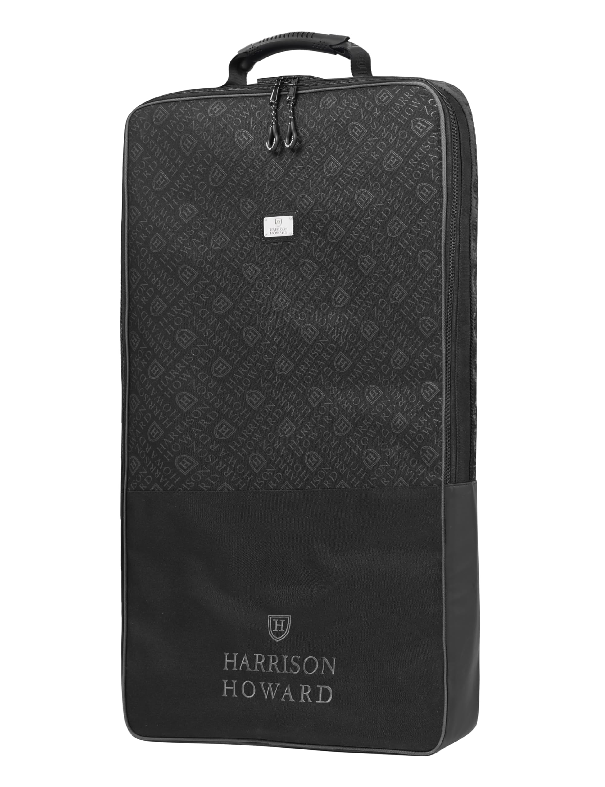 Harrison Howard Bolsa de brida impermeable para caballos con estante de 3 puntas, tela resistente, bolsa de transporte para caballo, color negro