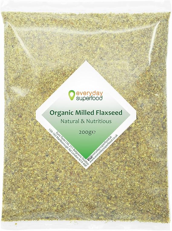 Flaxseed Milled 200g Ground Flaxseeds Organic Flaxseed Meal Pure Keto