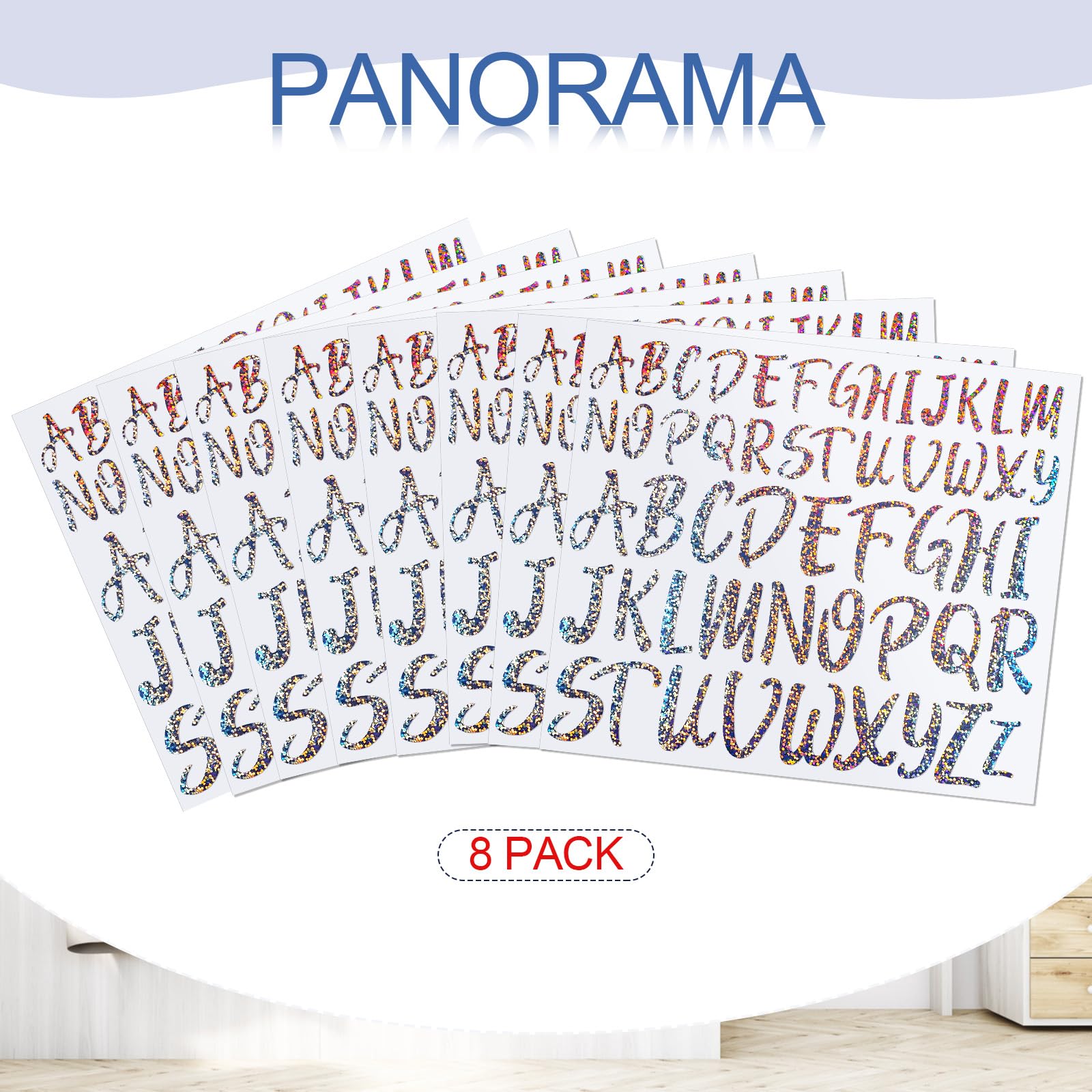 Snapklik.com : TaoBary 416 Pcs Letter Stickers 8 Sheets Alphabet ...