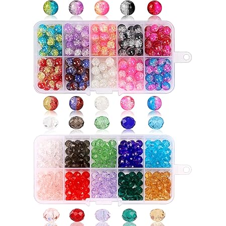 Bingcute 8mm Wholesale Briolette Crystal Glass Beads for Jewelry Making ...