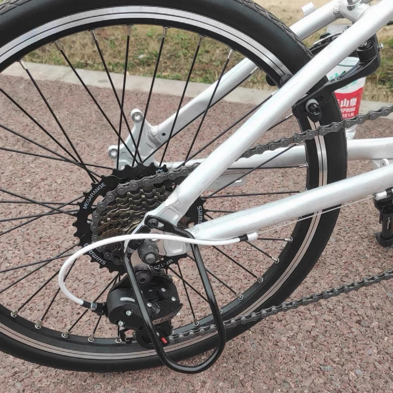 DHER Przerzutka Rowerowa Ochrona Roweru Ochraniacz Roweru 2 Sztuk Przerzutka Tylny Ochraniacz Zmiany Biegów Ochraniacz Roweru Górskiego