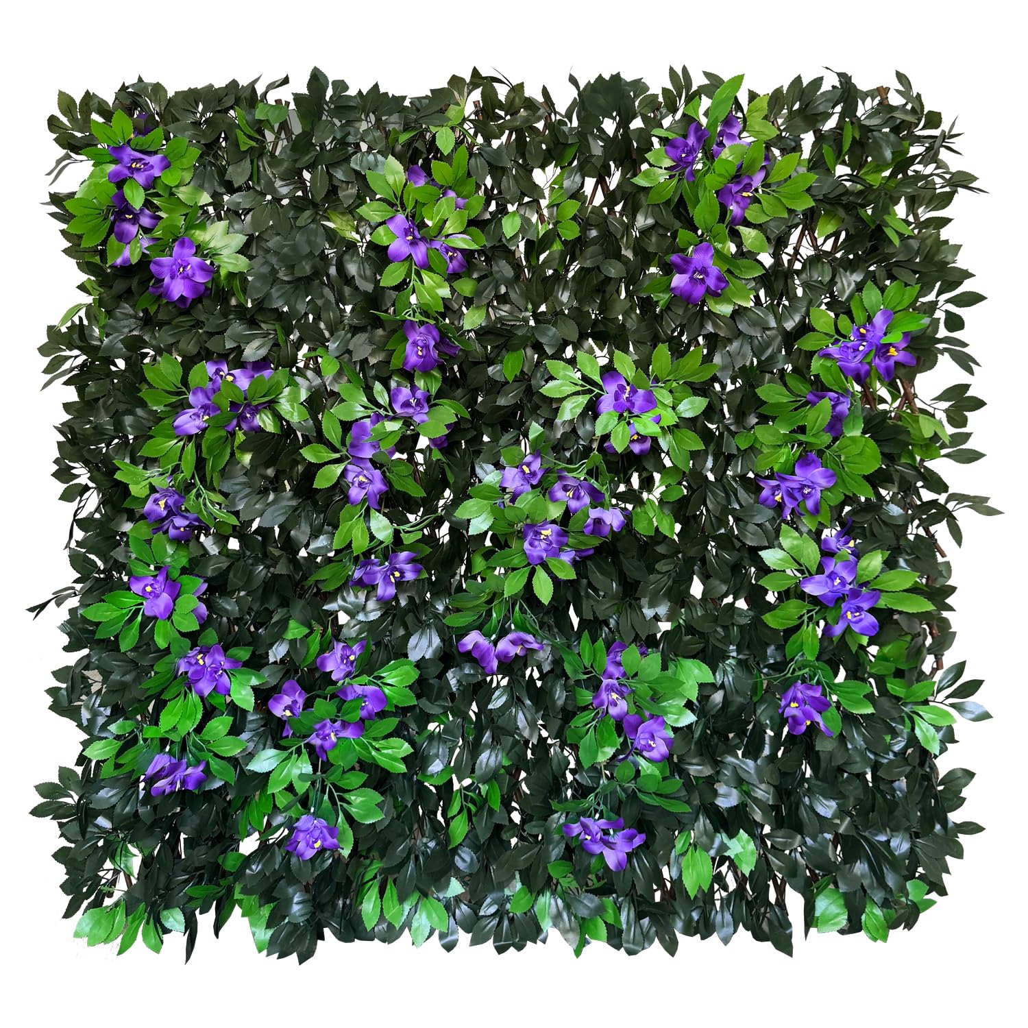 Sumery Expandable Fence Privacy Screen for Balcony Patio Outdoor,Decorative Faux Ivy Fencing Panel,Artificial Hedges (Single Sided Leaves) (4,