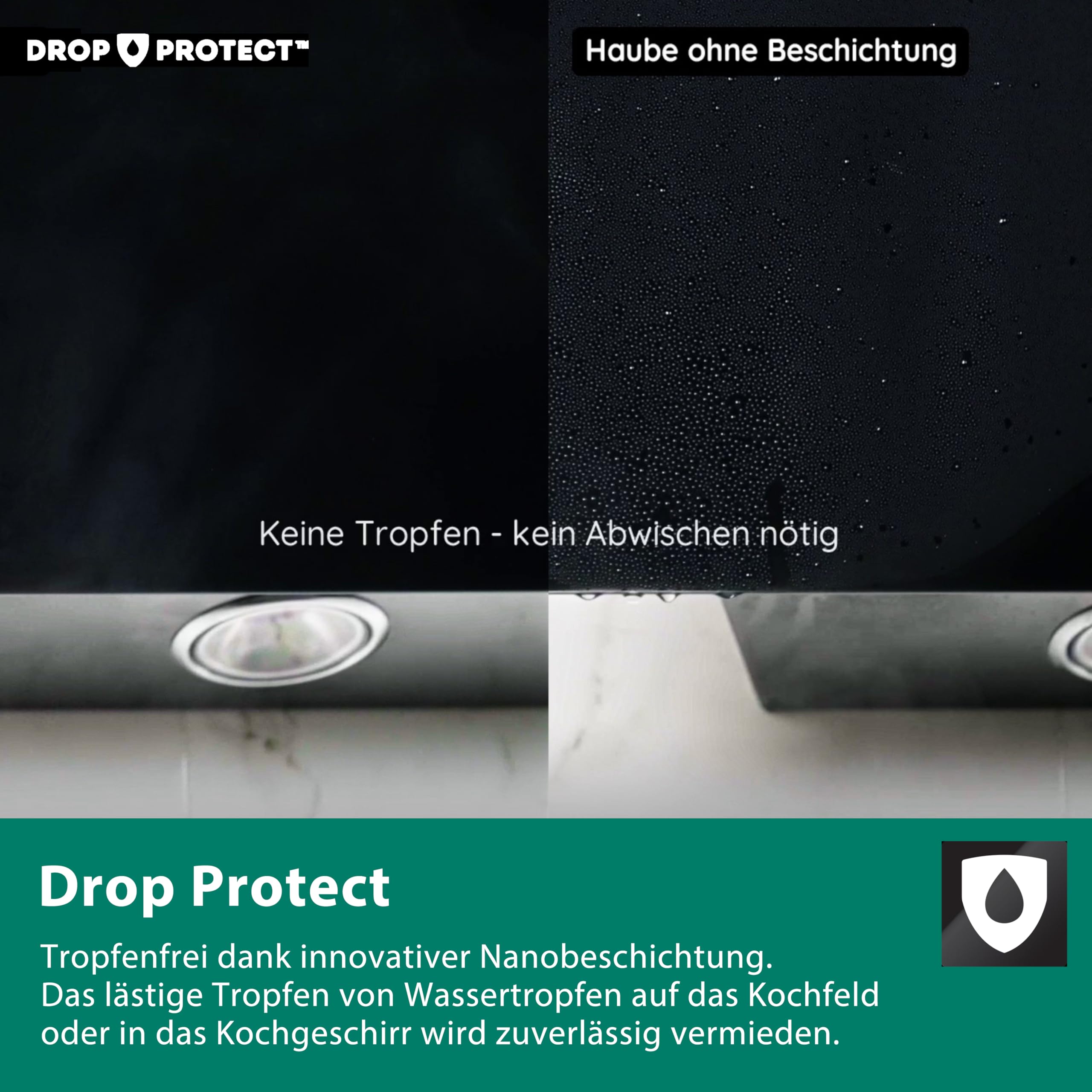 Bauknecht BHVS 61F LT DP K Kopffreihaube 60 cm Schwarz