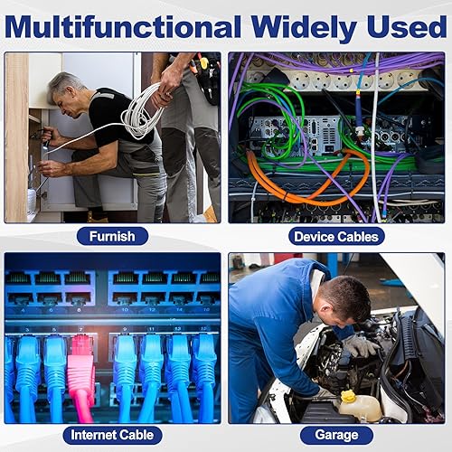 Miniatura 7 de Zonon 25 ganchos en J de metal con soporte para cables, ganchos en J con ala de murciélago, ganchos de acero galvanizado G60 resistentes para