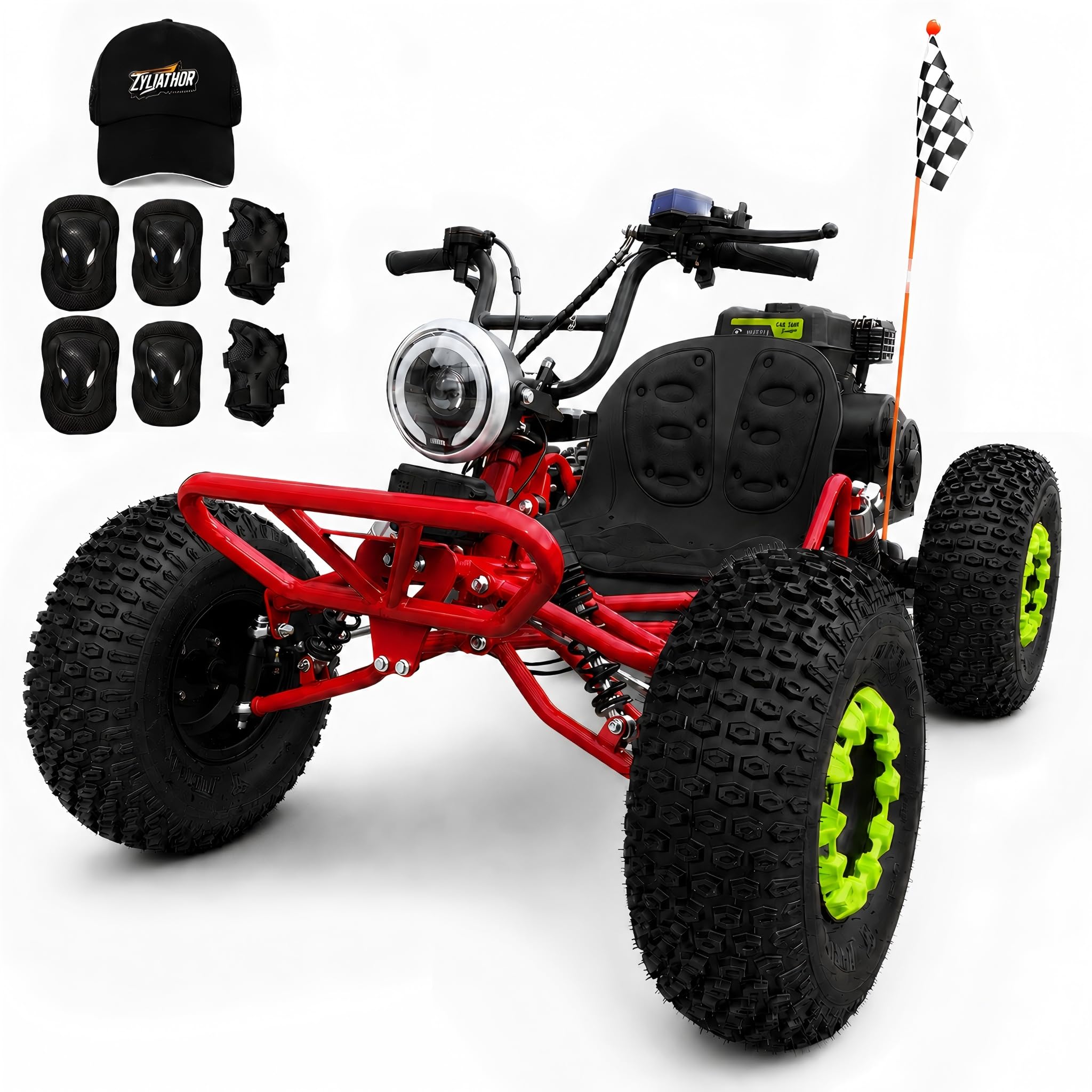 海外ブランド4TOTHE9 バギー Amazon.com: Kavirox 212cc Gas Powered Off-Road Go Kart for Teens