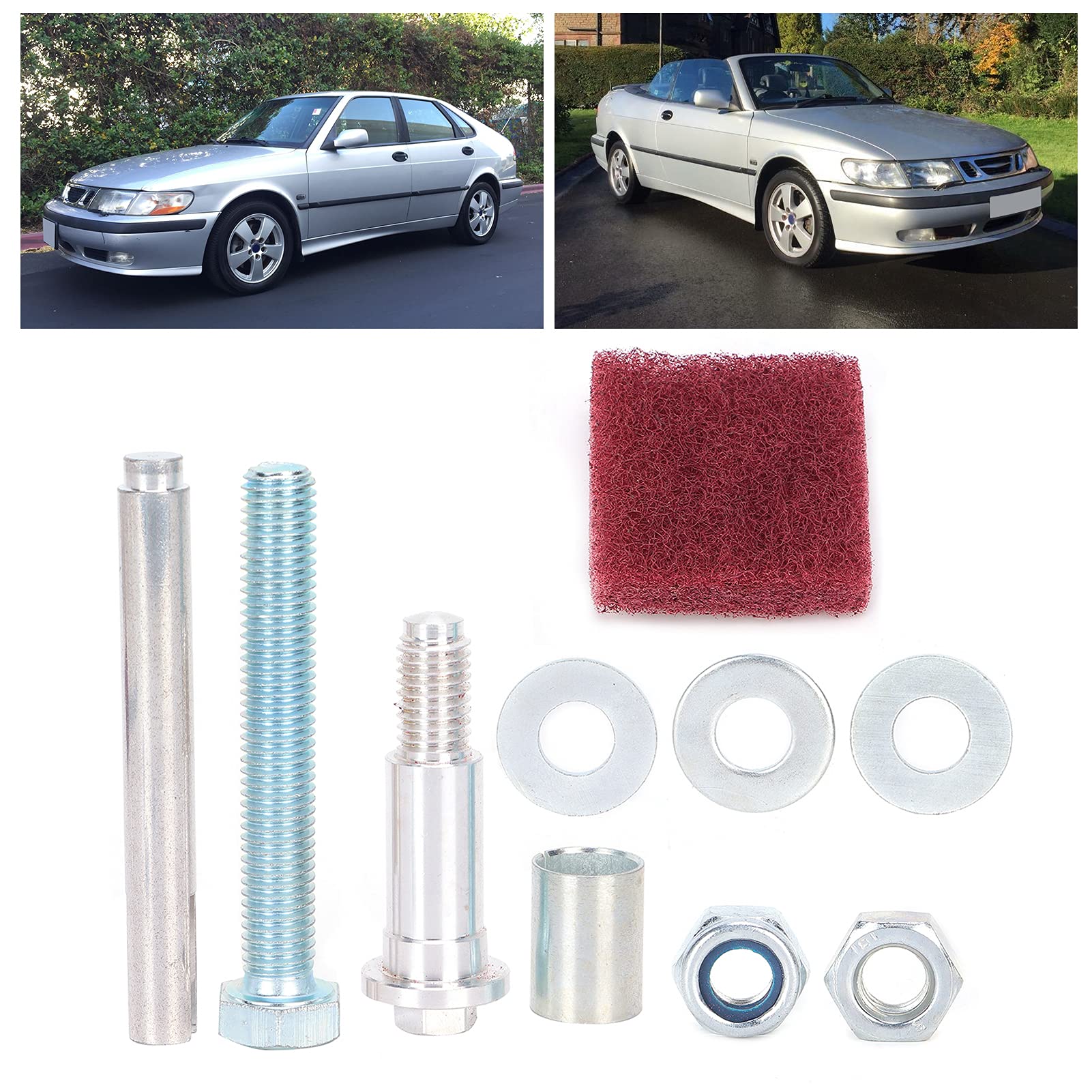 Kit di riparazione della torretta della torre dell'ingranaggio, Qiilu 55556311 Kit di Riparazione Torretta Torretta Ingranaggi 55354731 Sostituzione Accessori per Saab 9-3 2002 in Poi