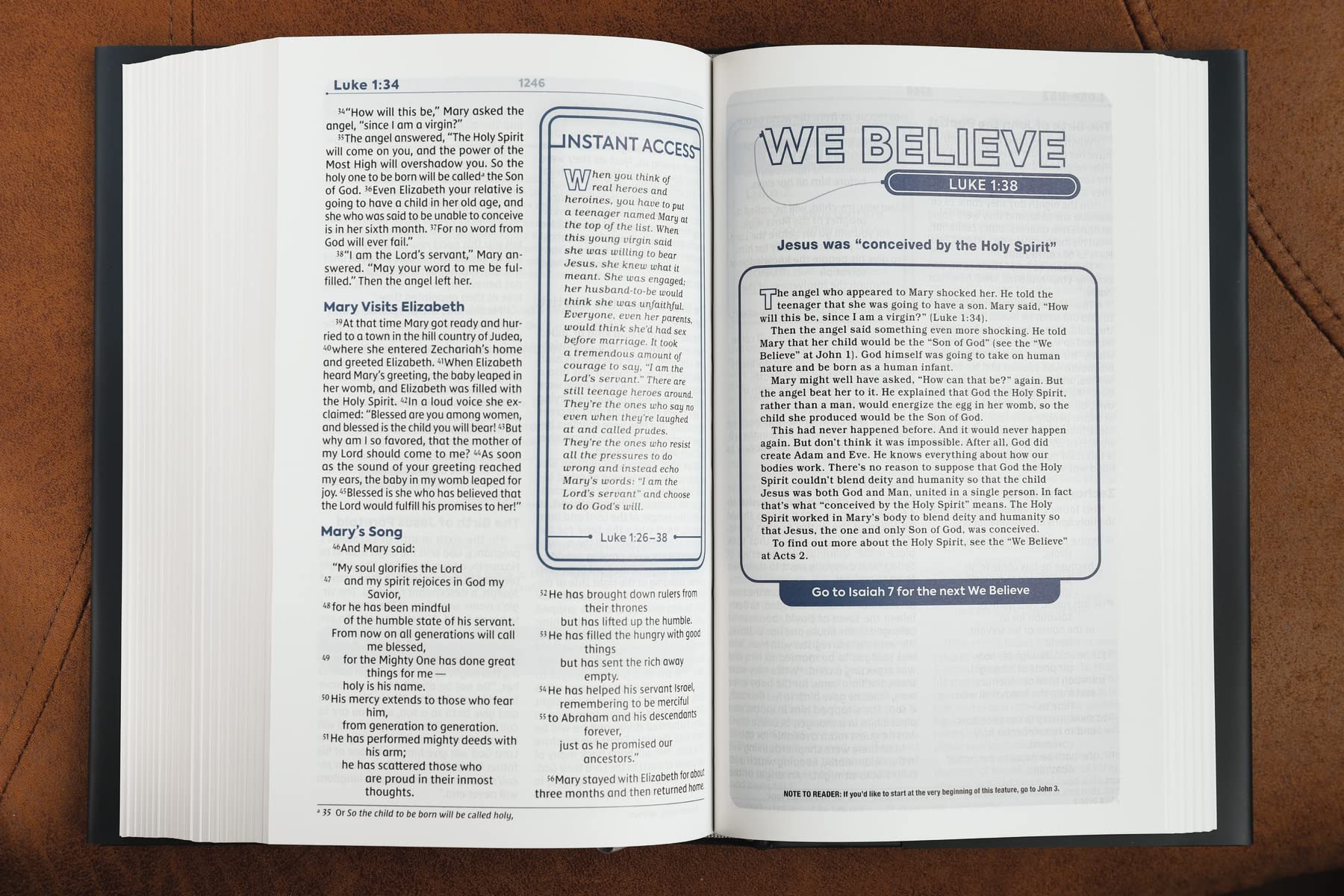 Holy Bible: New International Version, Teen Study Bible, Navy, Comfort Print